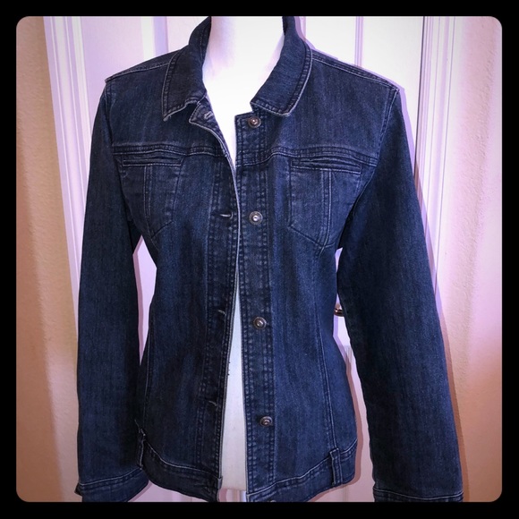 chicos blue jean jacket